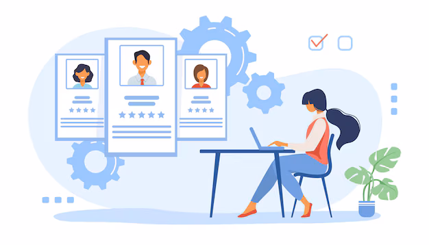 AI Hiring Illustration